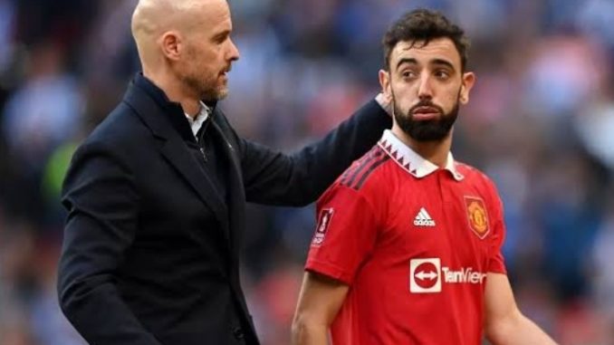 Bruno Fernandes Reacts To Erik ten Hag's Exit From Manchester United