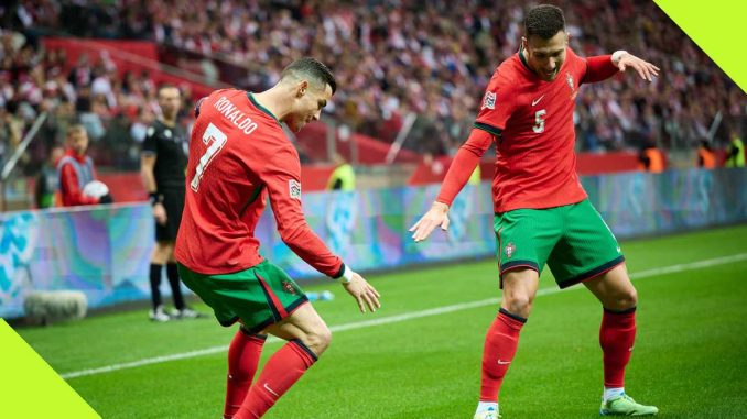 Cristiano Ronaldo Hits Trademark ‘Siuu’ Then Debuts New Celebration vs Lewandowski’s Poland: Video