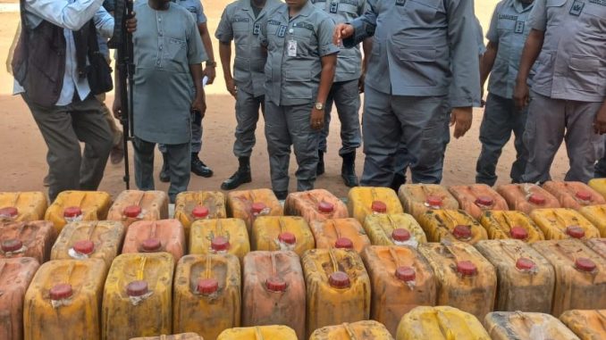 Customs Intercepts Illegal Petrol Worth N20m