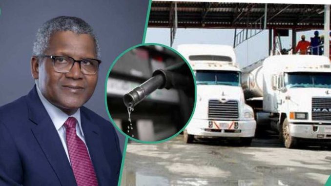 Dangote Refinery Achieves Another Record in Petrol Supply After Receiving Crude from NNPC