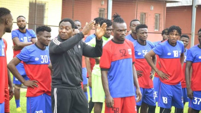 Daniel Amokachi with Lobi Stars