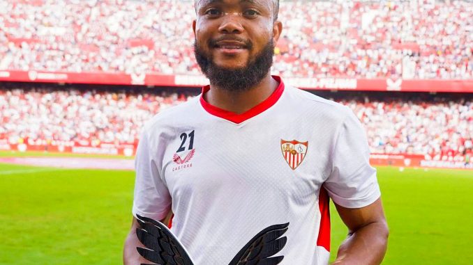 Ejuke Wins Sevilla’s Player Of The Month Award