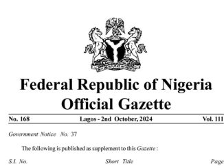 FG Gazettes 2024 Withholding Tax Regulations