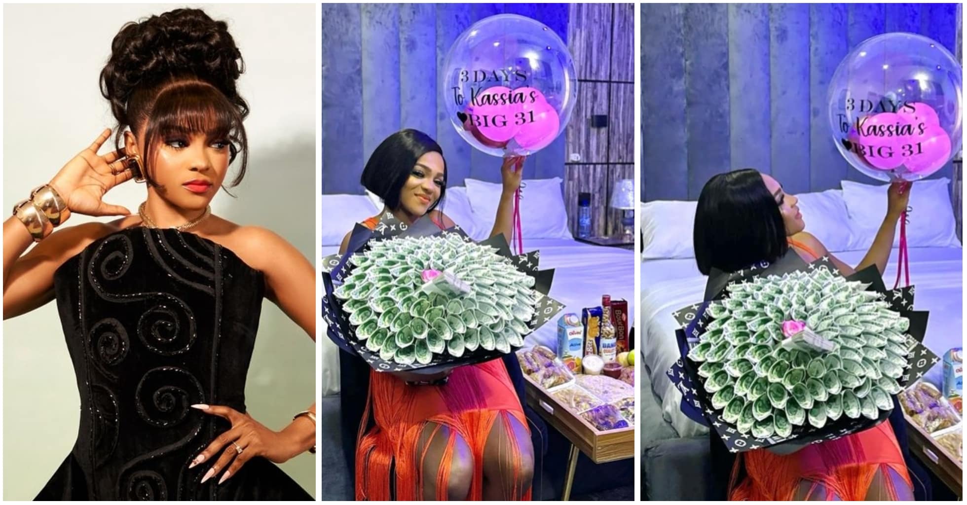 Fans shower Kassia with cash gifts, others ahead of her 31st birthday