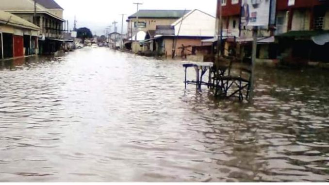 Fear grips Edo residents as flood uproots corpses from graves