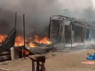 Fire Guts Popular Textile Market In Kano