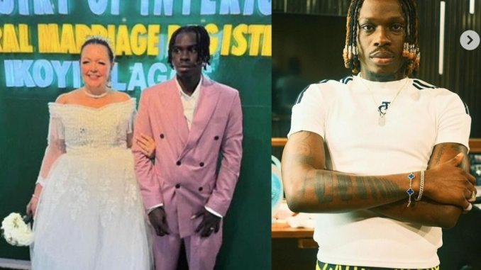 FireBoy reacts to viral court wedding photo