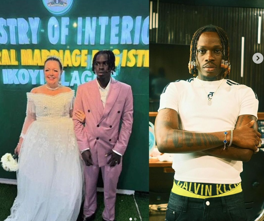 FireBoy reacts to viral court wedding photo