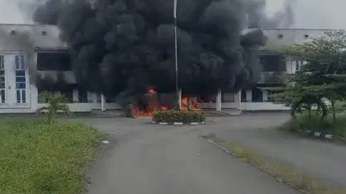 Full list of Rivers State local govt facilities that have been set ablaze so far