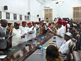 Gov Soludo swears-in newly elected 21 LG chairmen