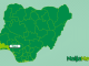 Map of Ogun State, Nigeria