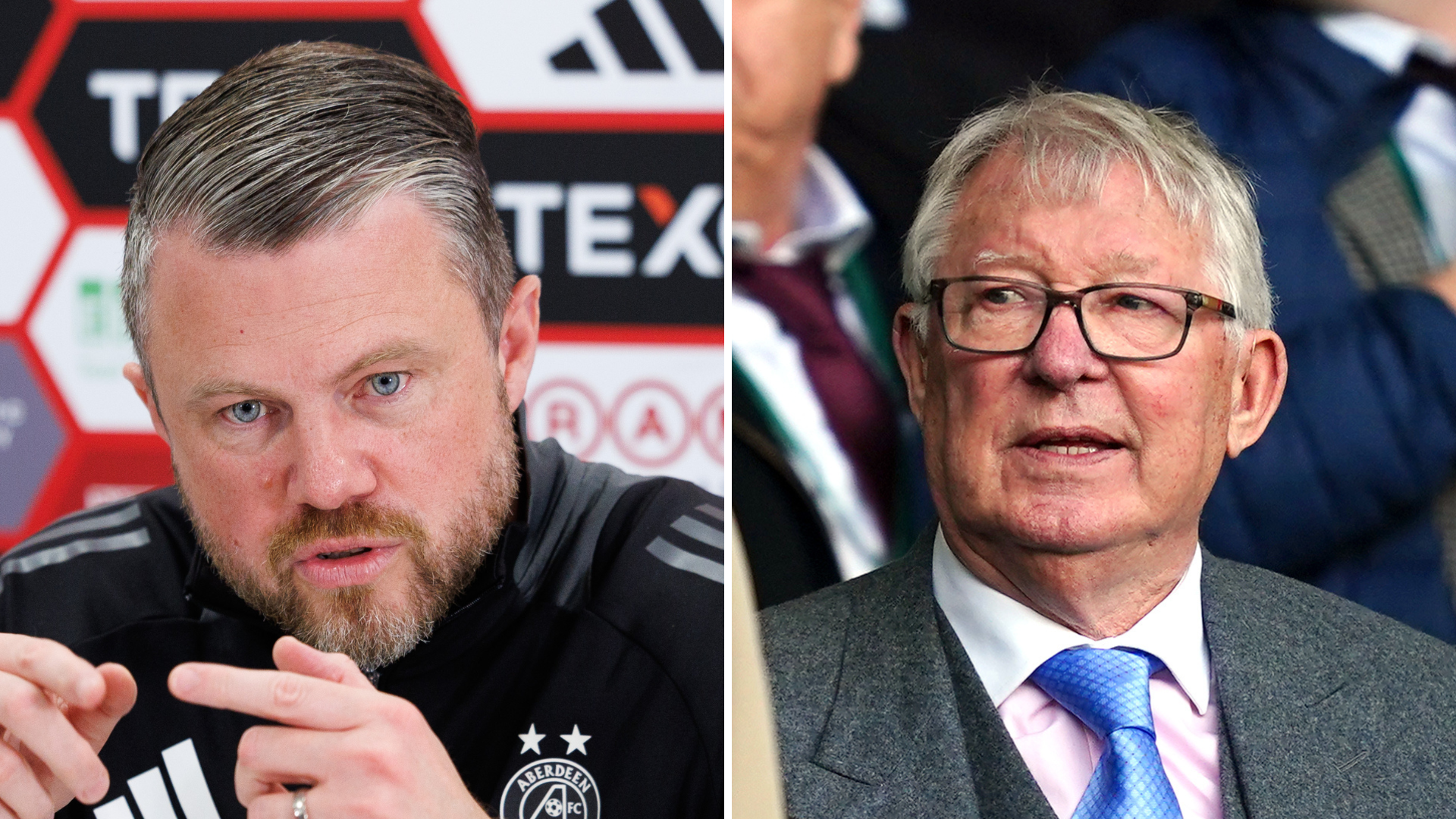 I got pep talk with Sir Alex Ferguson ahead of crunch Rangers clash reveals Aberdeen boss Jimmy Thelin