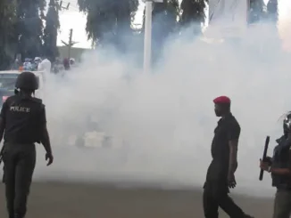 Independence Day: Police fire teargas at protesters in Abuja [VIDEO]