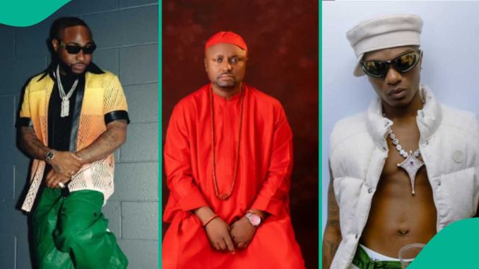 Isreal DMW Taunts Wizkid Online After Club Encounter With Davido: “E Dey Shake When He See Oga Face”