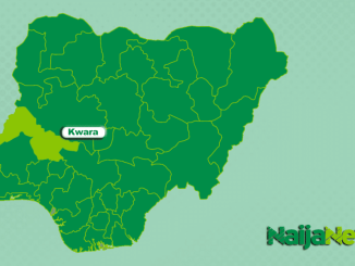 Map of Kwara State, Nigeria