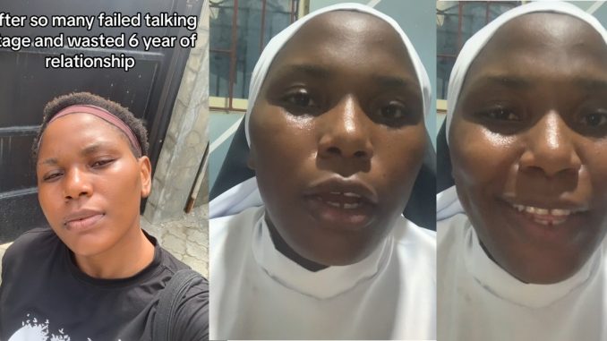 Lady joins the religious sisterhood after many fai!ed love attempts (VIDEO)