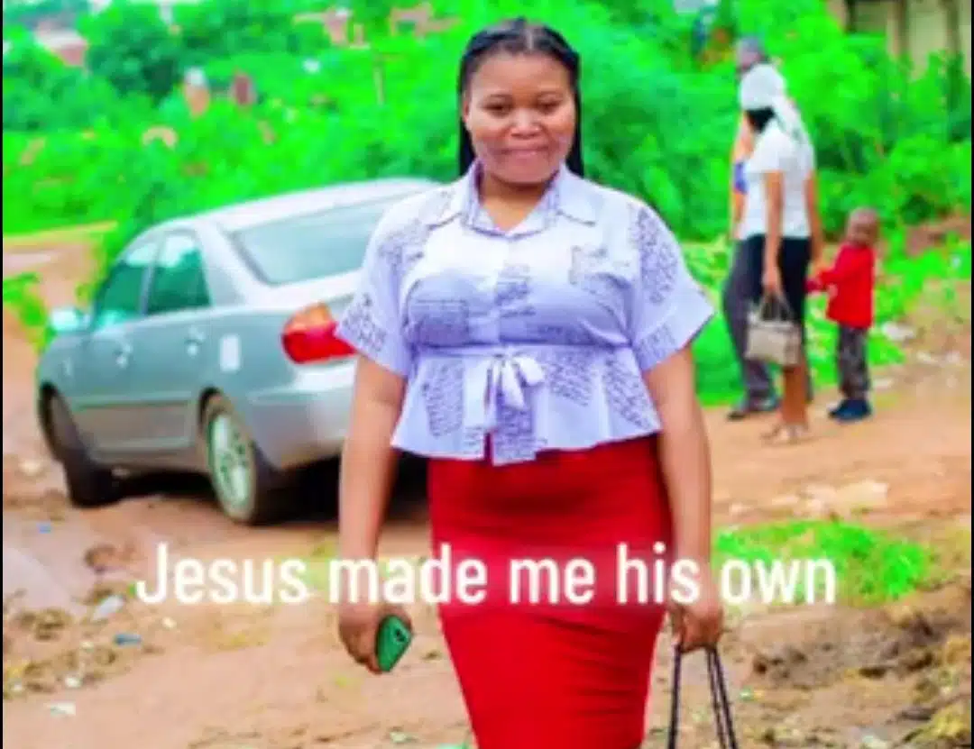 Lady shares a video of her past vs. when she found Jesus