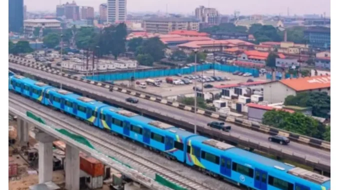 Lagos Blue Line train resumes operations after fire incident