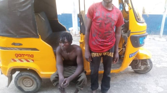 Lagos Police Arrest 2 Physically Challenged Suspects Over Attempt To Snatch Tricycle