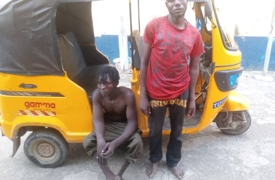 Lagos Police Arrest 2 Physically Challenged Suspects Over Attempt To Snatch Tricycle