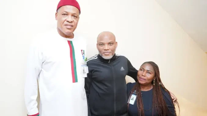 Lawmaker Visits Nnamdi Kanu In Detention