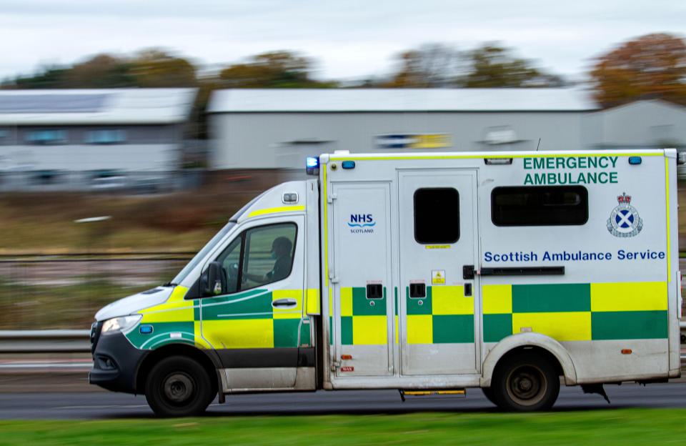 The 56-year-old was bluelighted to Aberdeen Royal Infirmary where he was later pronounced dead