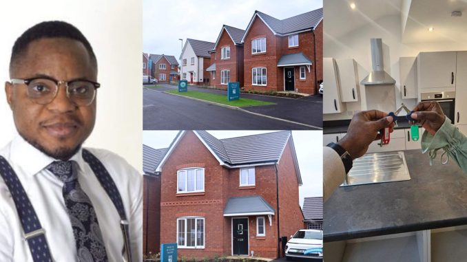 Man emotional as he achieves dream of owning house in UK 4 years after relocating