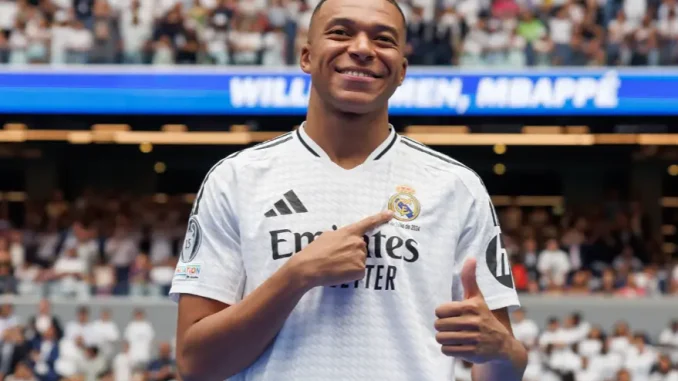 Mbappe Wins Real Madrid’s Player Of The Month Award For September