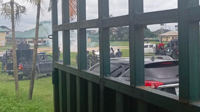 Men In Police Uniform Disrupt Voting In Port Harcourt