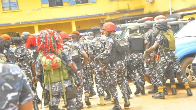 Edo Election: Tension As Security Operatives Block Major Roads Ahead Of Guber Polls