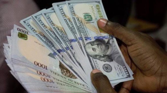 Naira appreciates by 2.4% against dollar at official market