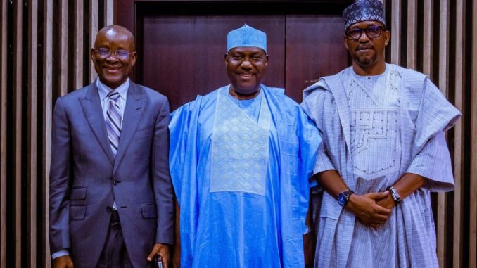 Newly Appointed NSC Chairman Meets SGF, Former Sports Minister [Photos]