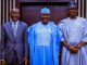 Newly Appointed NSC Chairman Meets SGF, Former Sports Minister [Photos]