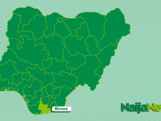 Map of Rivers State, Nigeria