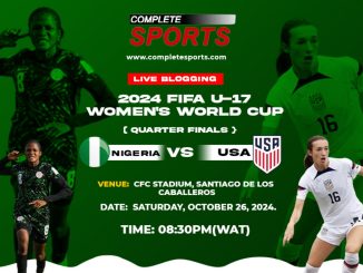 Nigeria Vs USA Live Blogging – Dominican Republic 2024 FIFA U-17 Women’s World Cup; Quarter-final