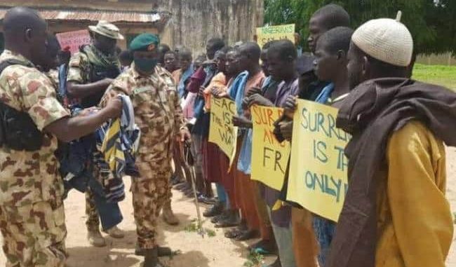 Nigerian Army Confirms Surrender Of 15 Top Boko Haram Commanders, Families In Borno