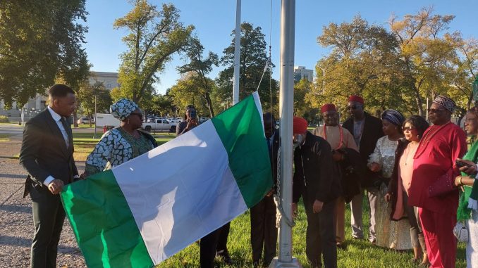 Nigerian Flag Hoisted At Manitoba Legislature After More Than 6 Decades