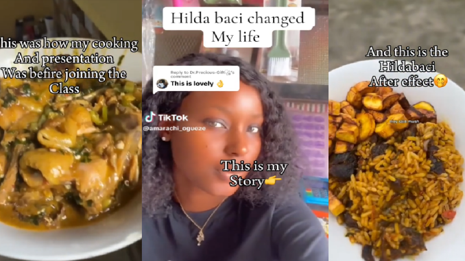 Nigerian Lady Shares Testimony Of How She Was Able To Become An Expert At Cooking Due to Hilda Baci's Cooking Class (VIDEO)