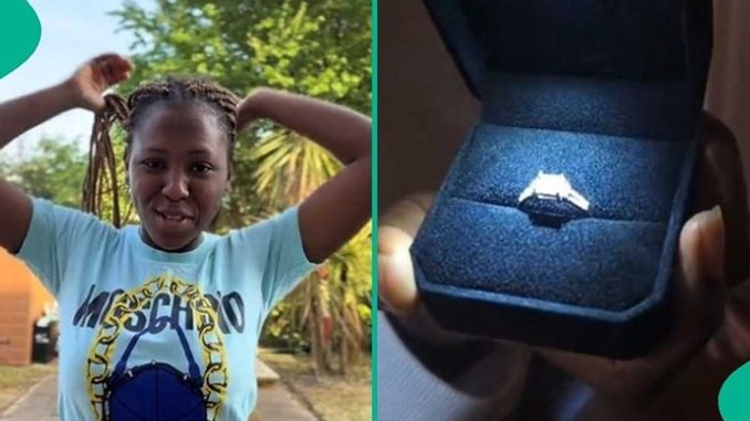 Nigerian Woman Begins Speaking In Tongues after Seeing Engagement Ring Her Son Bought for Lover