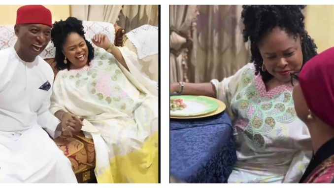 Nollywood actress, Regina Daniels star struck as she meets Patience Jonathan (video)