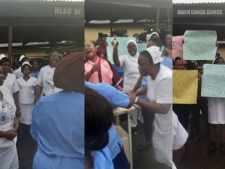 Ogun Nurses Protest, Call For Action After Doctor Allegedly Assaults Student Nurse