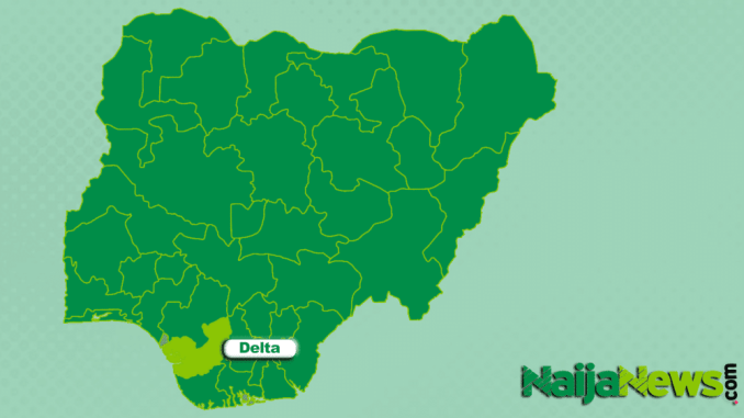 Map of Delta State, Nigeria