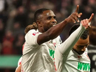 Onyeka Helps Augsburg End Poor Run After 2-1 Win Against Monchengladbach