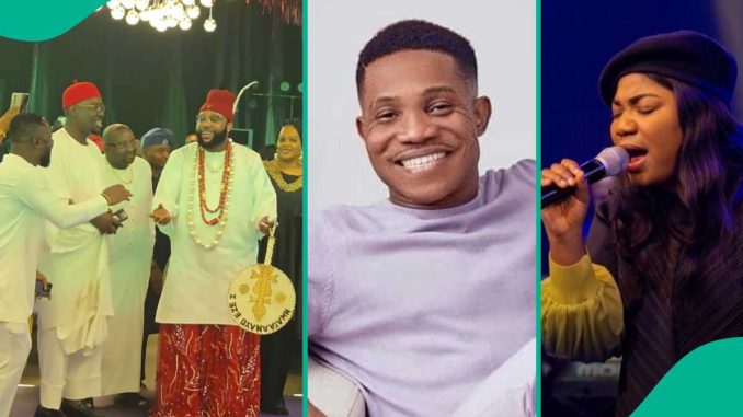 Pastor Jerry Eze’s Party: Obi Cubana, E-Money, Others Show Dance Moves As Mercy Chinwo Performs