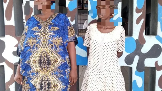 Police arrest two women for selling three day old baby in Delta