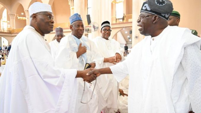 President Tinubu, Atiku Abubakar 'Meet' In Abuja (Photo)