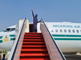 President Tinubu Departs Abuja For UK (Video)