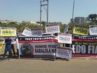 JUST IN: Protest Rocks INEC Office Over Demand For Ondo REC Redeployment