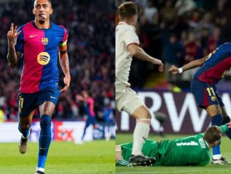 UCL: Raphinha bags hat-trick as Barcelona thrash Bayern Munich 4-1