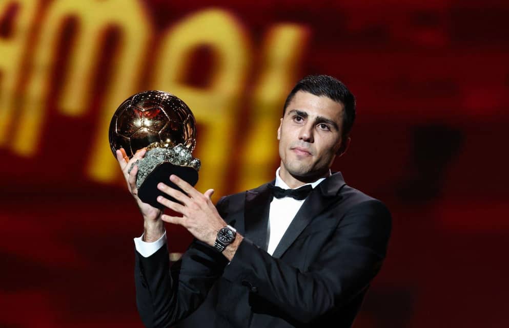 Rodri Named 2024 Ballon d’Or Award Winner